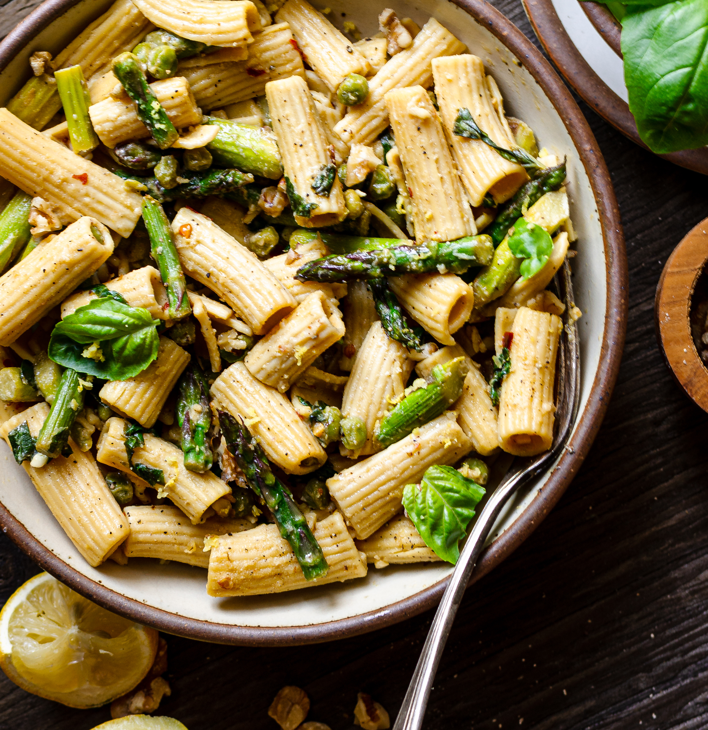 Lemon Asparagus Pasta - Upbeet Anisha